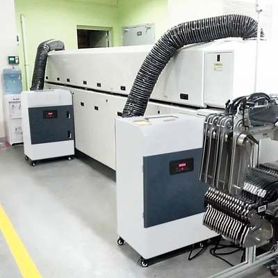 Extractor dental del humo del laser de la máquina de grabado para el cartucho de filtro del corte del plasma