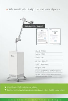 succión independiente del agua del aerosol de 220V 55dB de la unidad dental de la succión