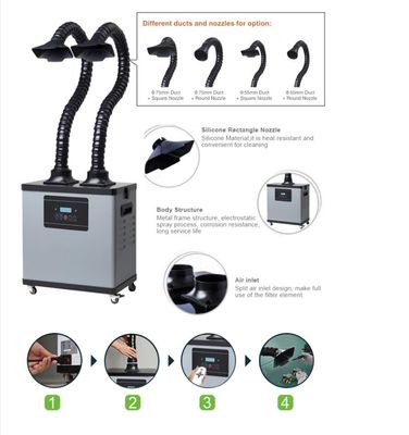 extractor móvil del gas de soldadura 110V