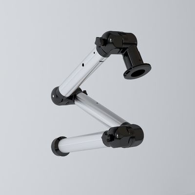 manguera negra de la extracción del gas de soldadura de los accesorios del extractor del humo de 75m m