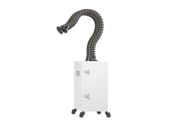 Unidad portátil de la extracción del humo 300W con los tubos de succión doble