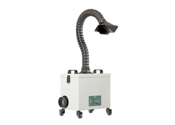 Solo brazo de la succión del laboratorio 330W del extractor portátil del humo