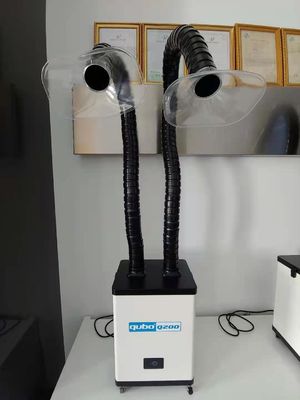 purificador del aire del salón del brazo ROHS del extractor dos del humo del salón del clavo 150w