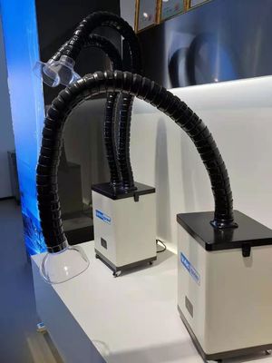 colector de polvo del clavo de la presión negativa 1800pa del extractor del humo del salón del clavo 80W alto