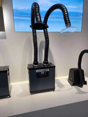 Ruedas universales de 420*245*400m m de la peluquería del extractor portátil del humo