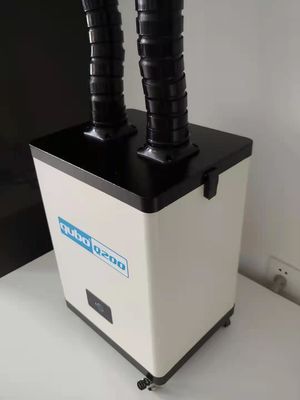 Velocidad del viento fácil del extractor del humo de la soldadura de la instalación 150W 17m/S