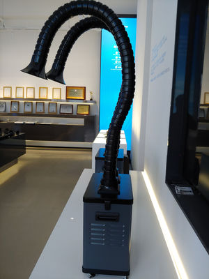 Dos botón de soldadura de Stepless del extractor del humo de extractor de la entrada de aire 11.5m/s