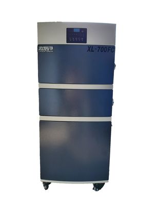 extractor 750 M3/H del humo del laser 700W con el sistema que sopla trasero del pulso