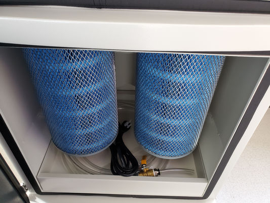 extractor 750 M3/H del humo del laser 700W con el sistema que sopla trasero del pulso