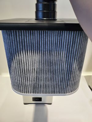 Extractor tablero 80W del humo de la marca del laser de 220 M3/H