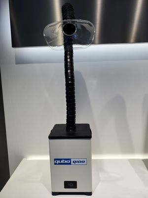 Extractor portátil 57db del humo de 220 M3/H para el salón del clavo