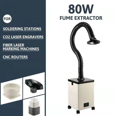 Extractor 70W del humo de la estación del control del microordenador que suelda para la peluquería