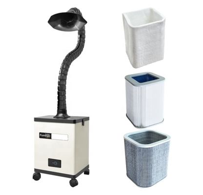 Extractor 70W del humo de la estación del control del microordenador que suelda para la peluquería