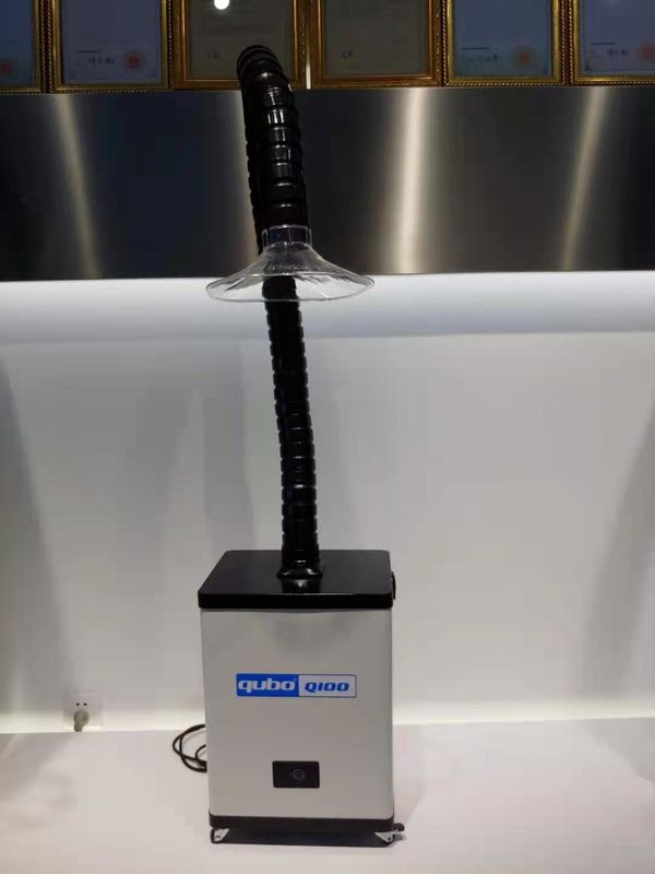 colector de polvo del clavo de la presión negativa 1800pa del extractor del humo del salón del clavo 80W alto